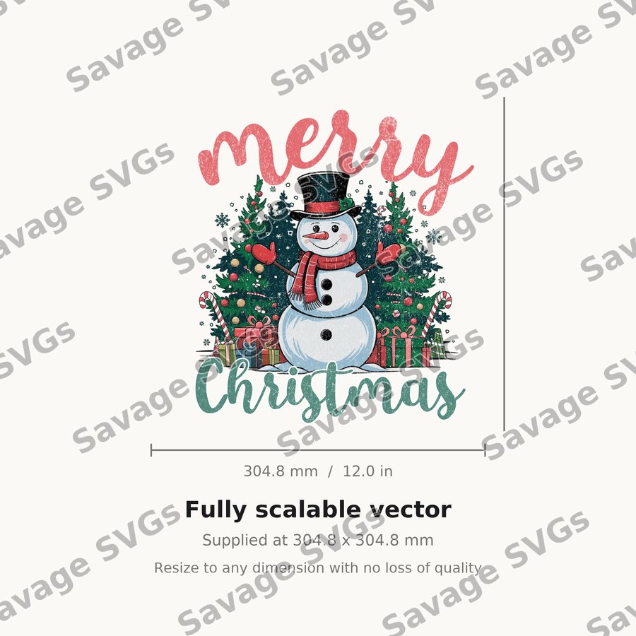 Merry Christmas Snowman