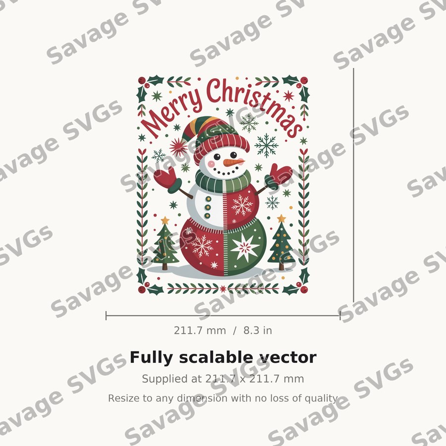 Merry Christmas Snowman