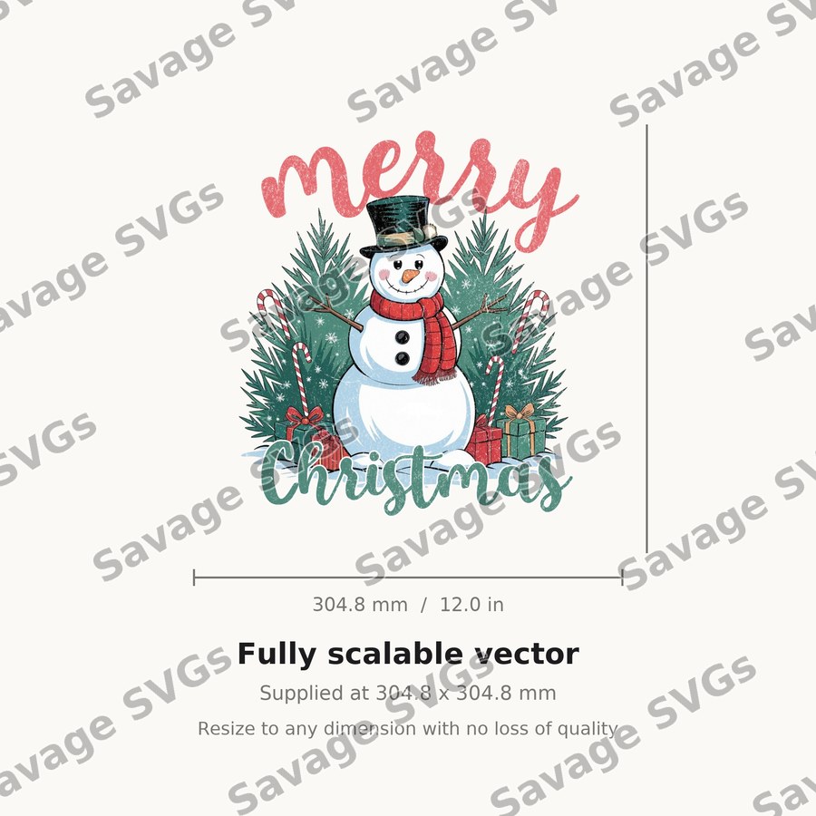 Merry Christmas Snowman