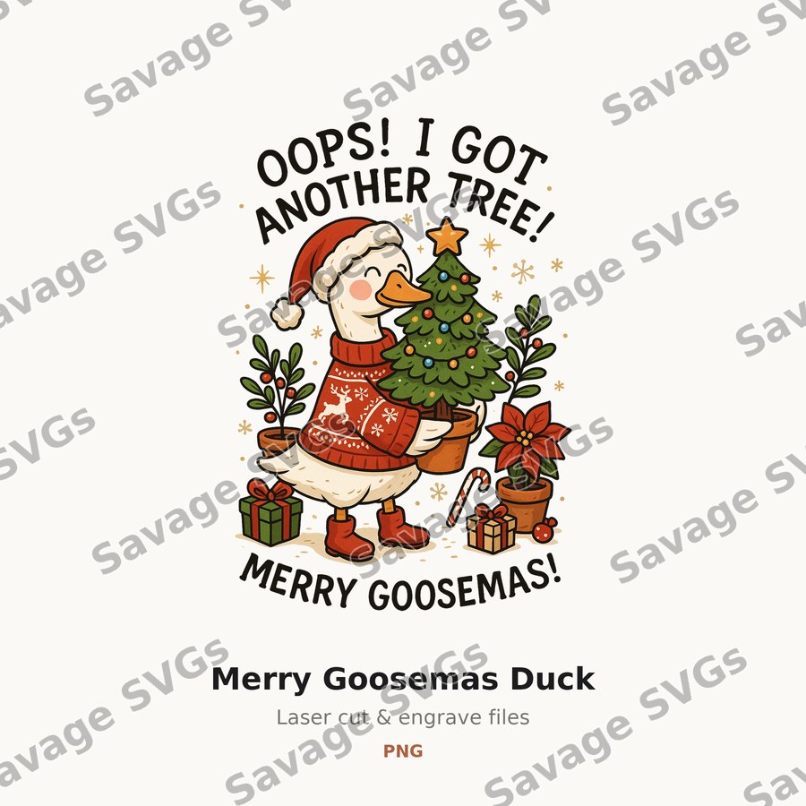 Merry Goosemas Duck