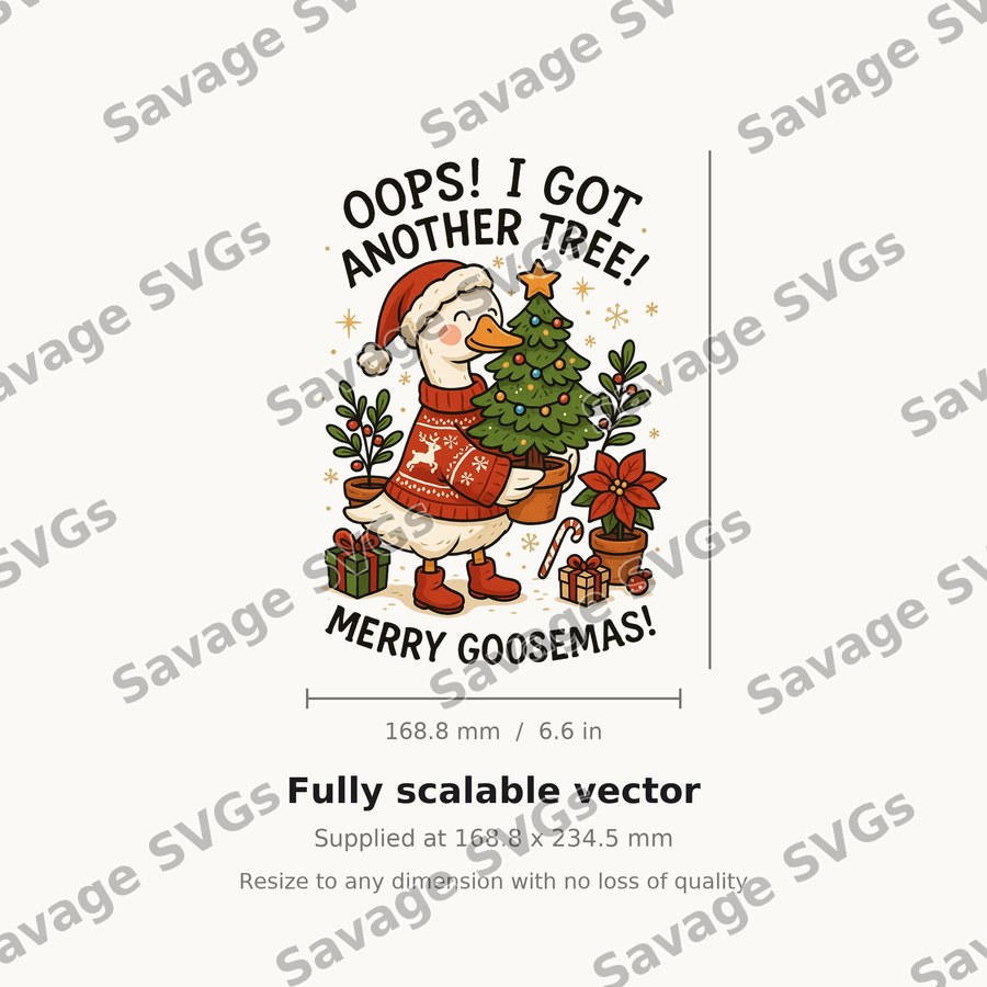 Merry Goosemas Duck