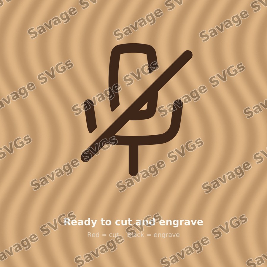 Microphone Off Outline