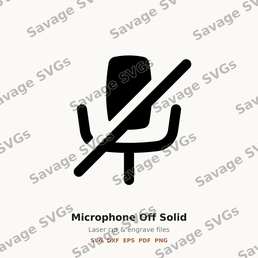 Microphone Off Solid