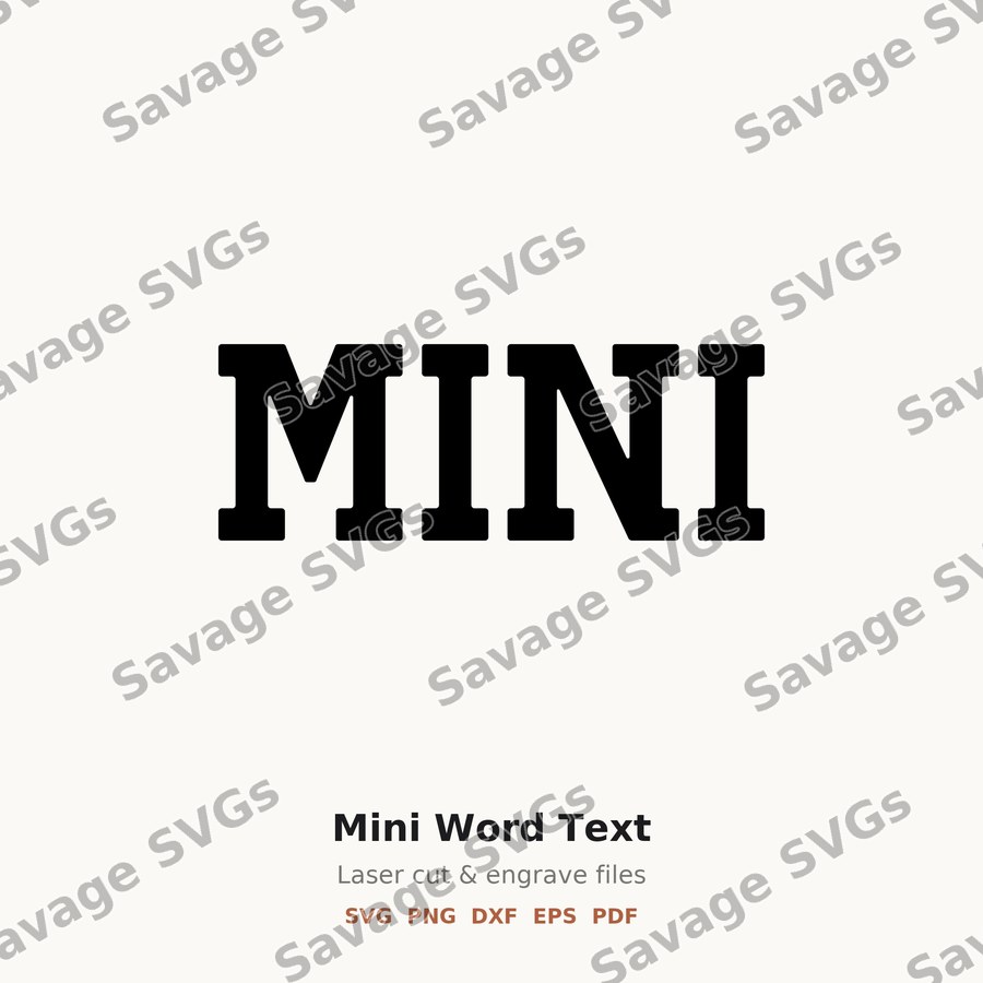 Mini Word Text