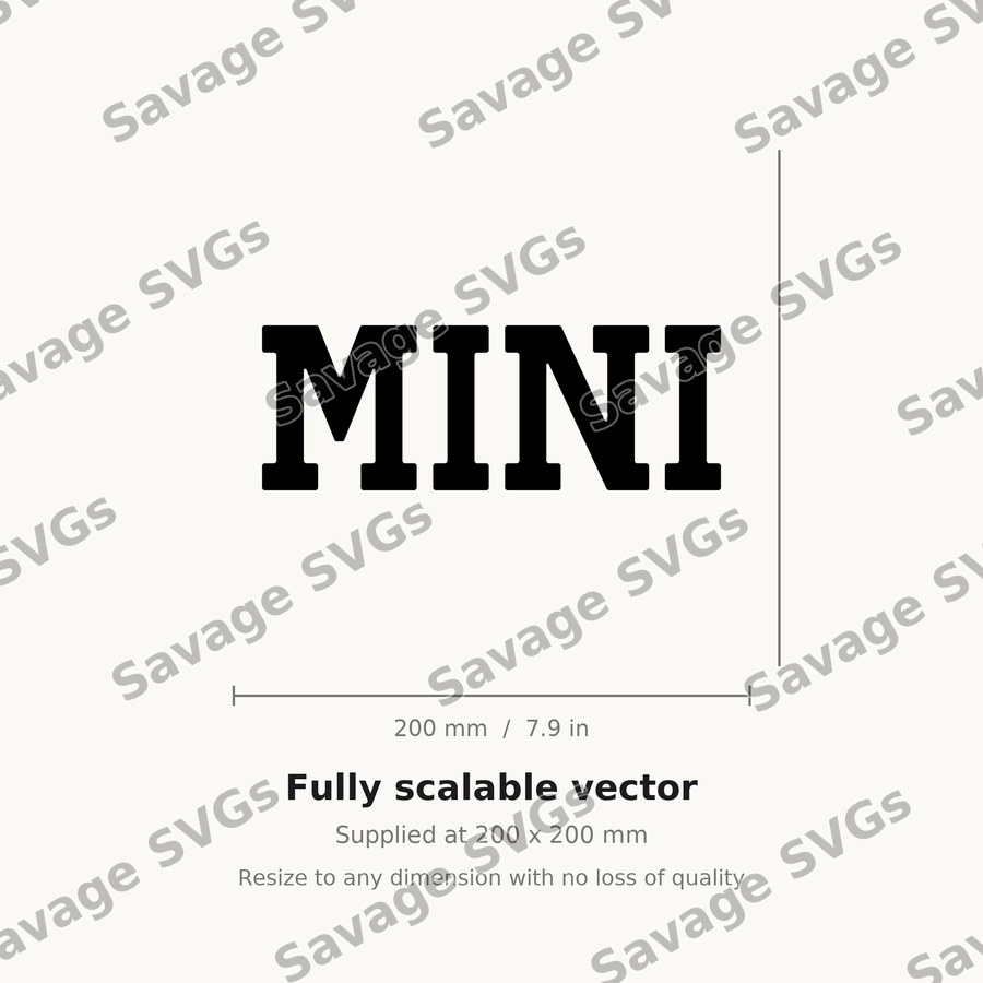 Mini Word Text