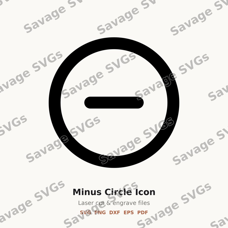 Minus Circle Icon
