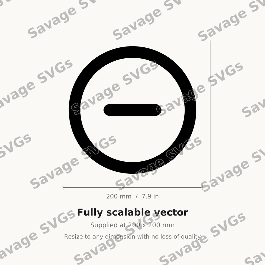 Minus Circle Icon