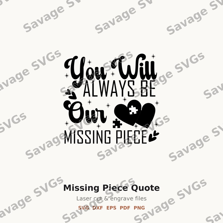 Missing Piece Quote