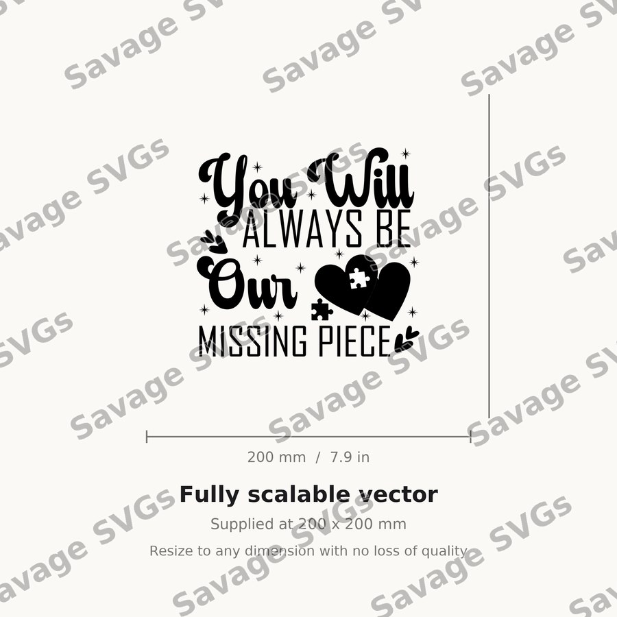 Missing Piece Quote