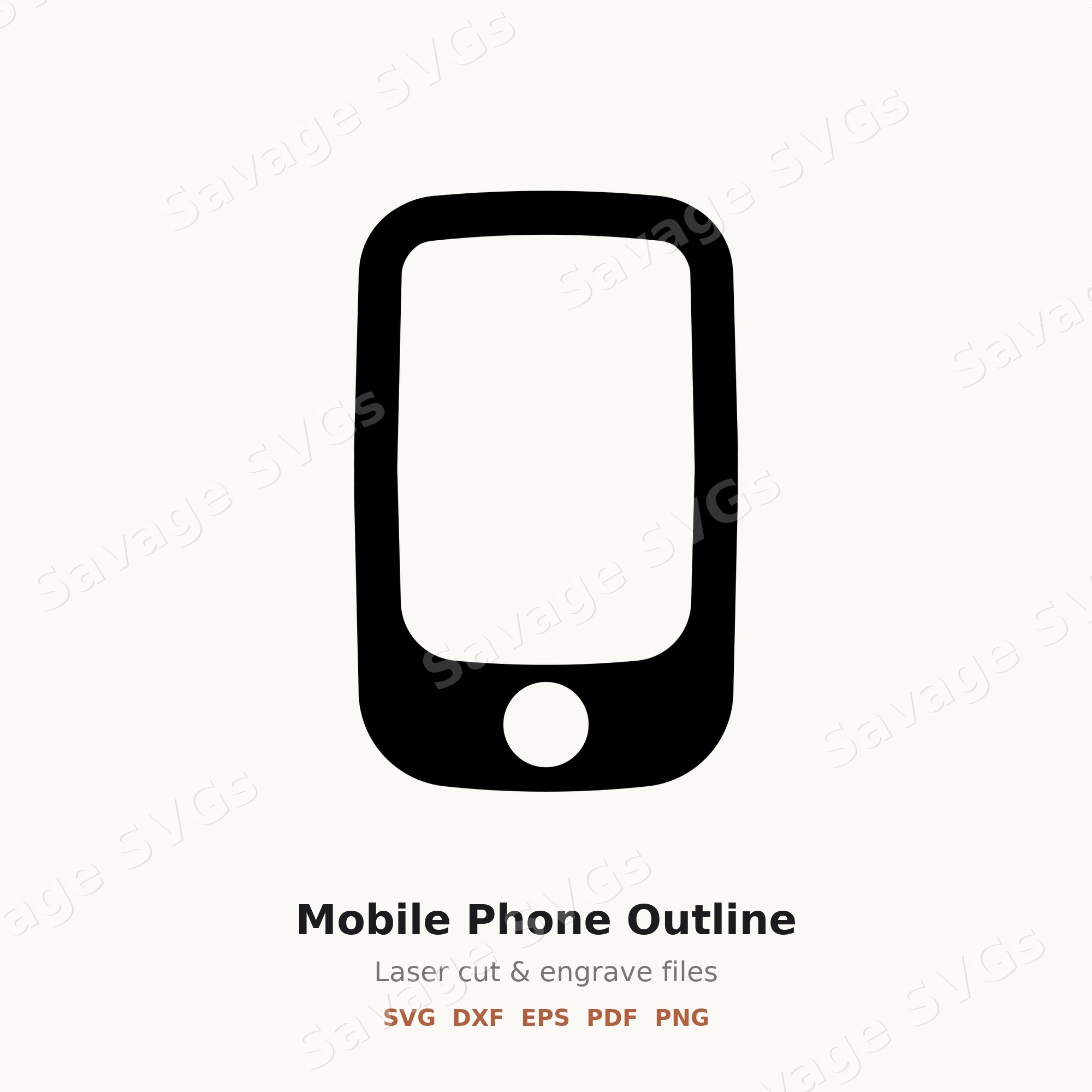 Mobile Phone Outline