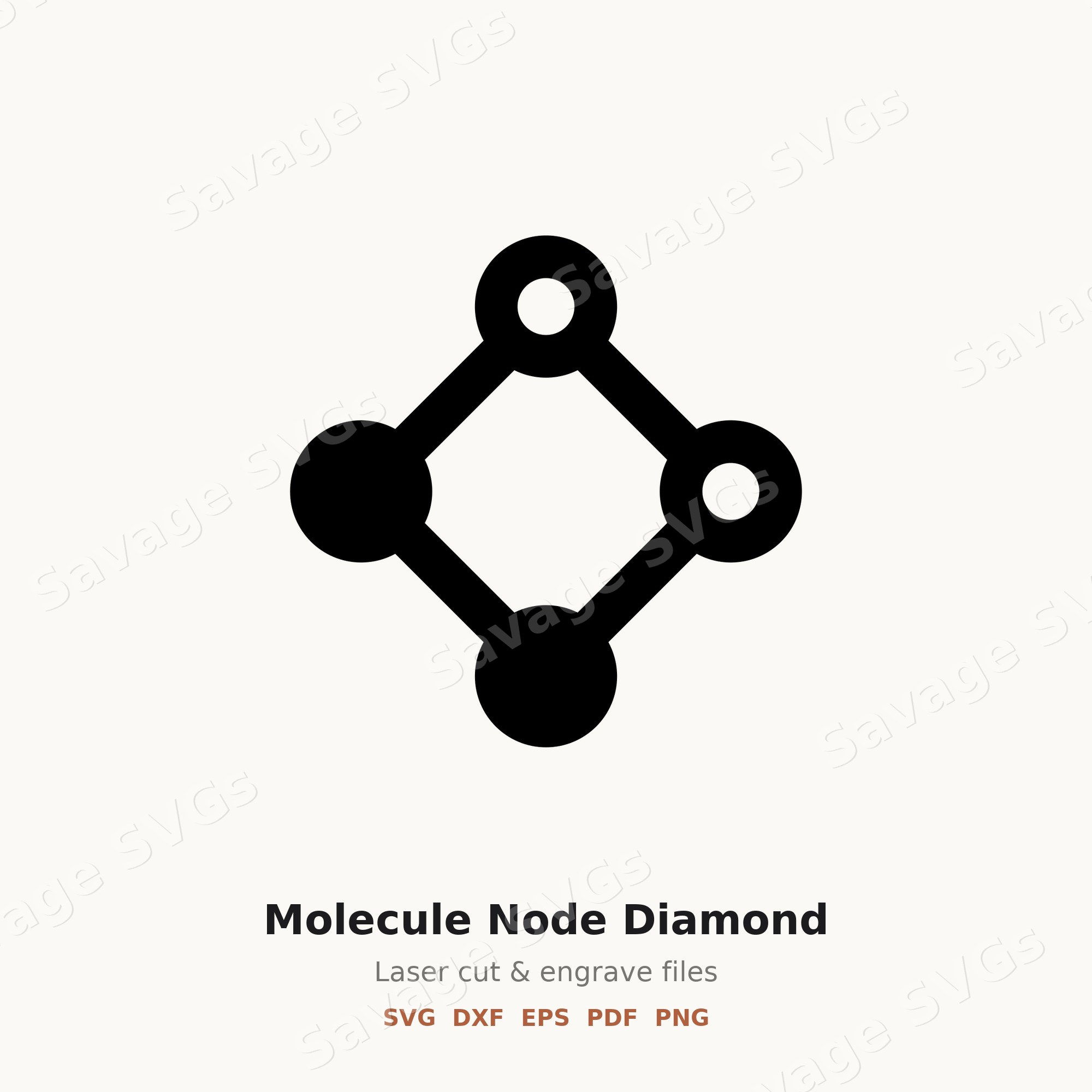 Molecule Node Diamond