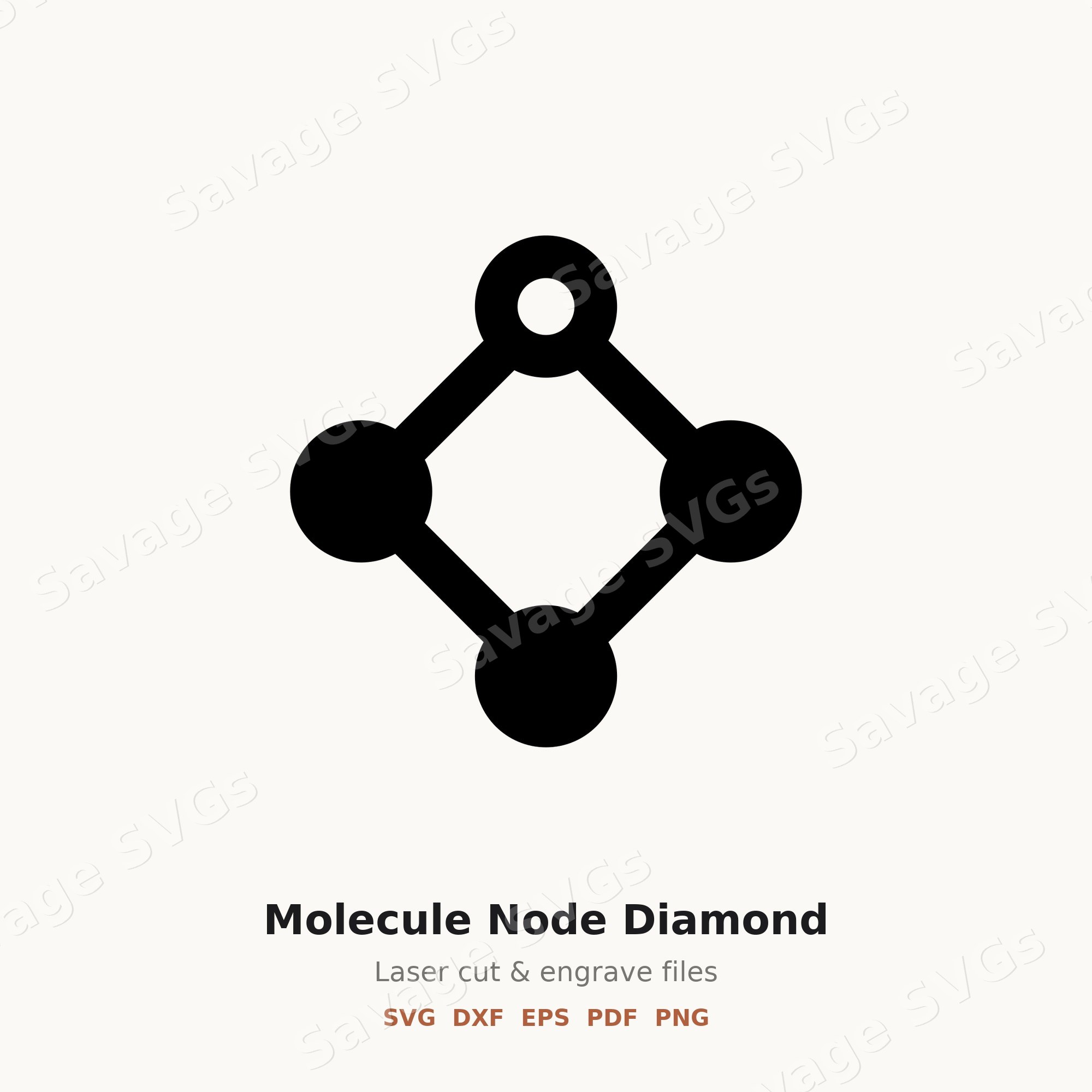 Molecule Node Diamond