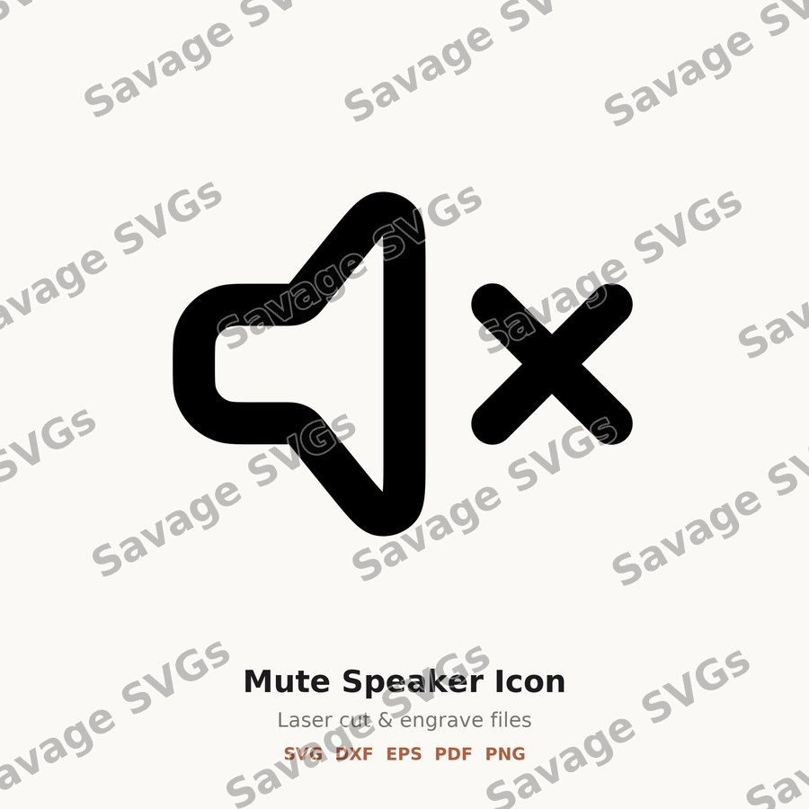 Mute Speaker Icon