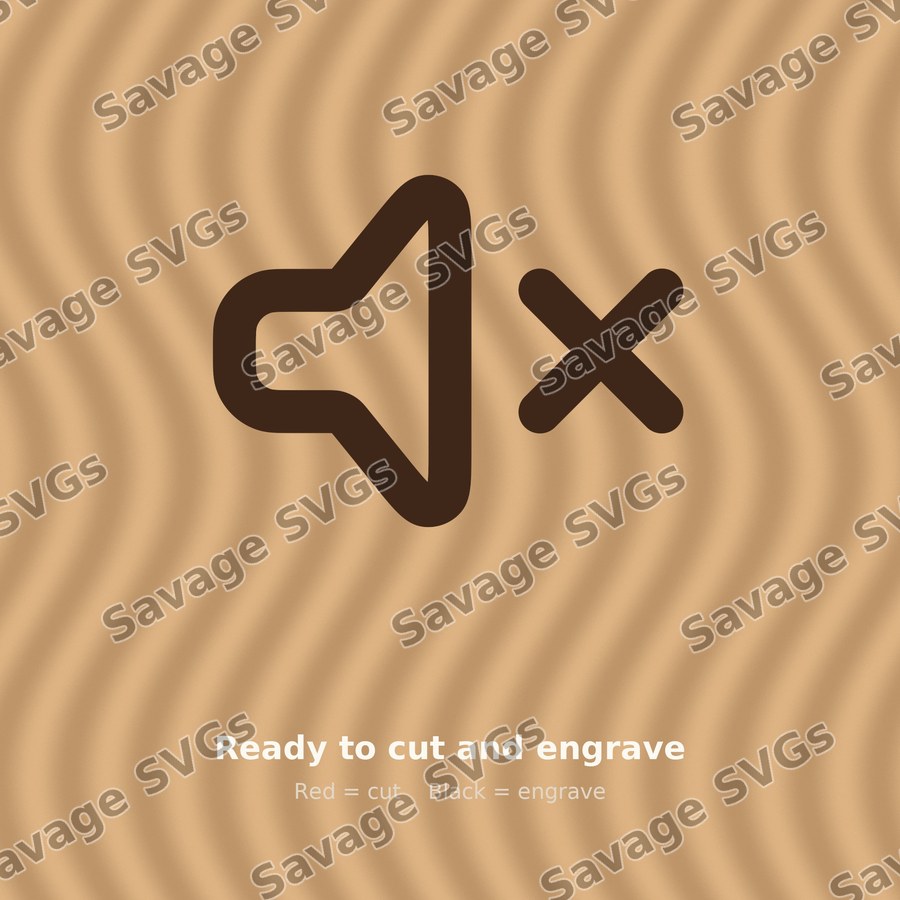 Mute Speaker Icon