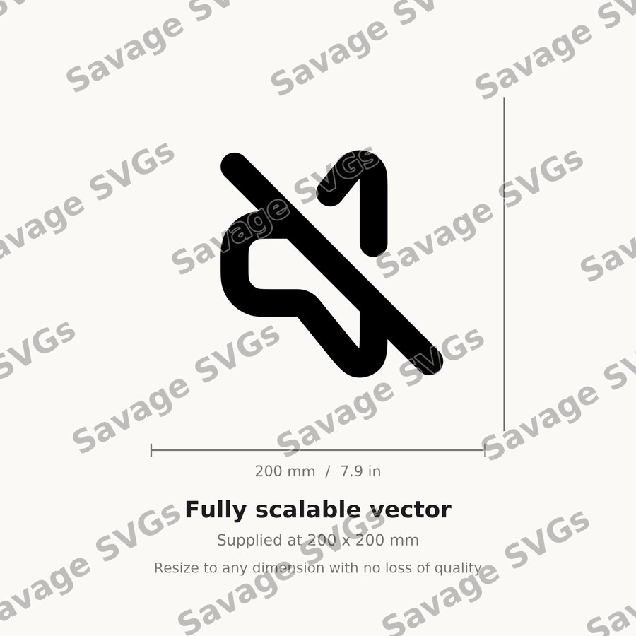 Mute Speaker Icon