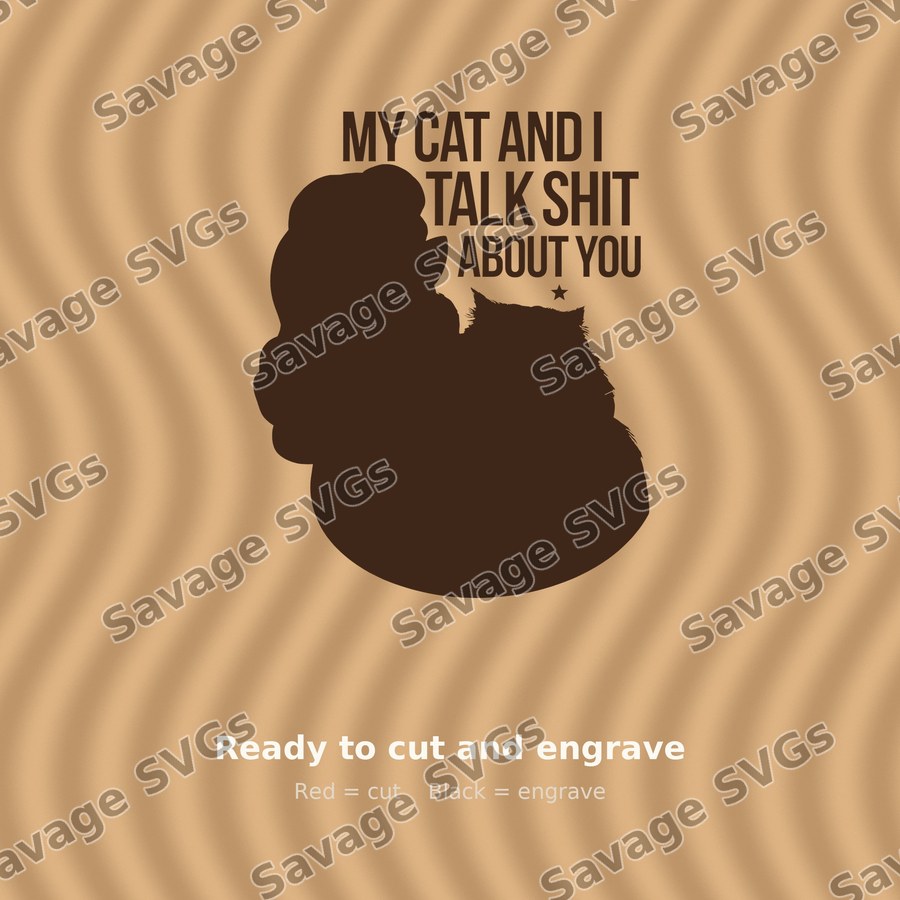 My Cat And I Talk Shit