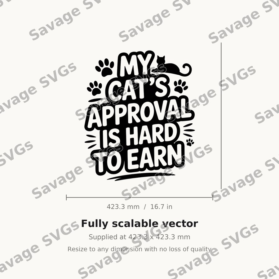 My Cat's Approval Is Hard To Earn