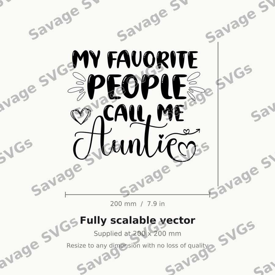 My Favorite People Call Me Auntie