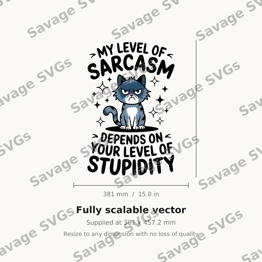 My Level Of Sarcasm