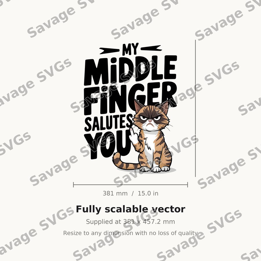 My Middle Finger Salutes You