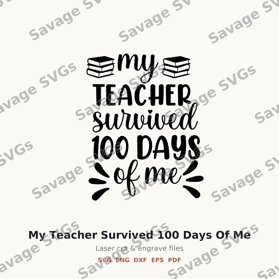 My Teacher Survived 100 Days Of Me