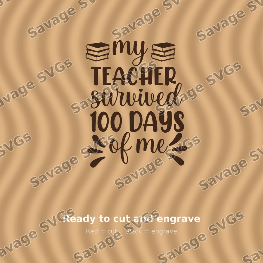 My Teacher Survived 100 Days Of Me