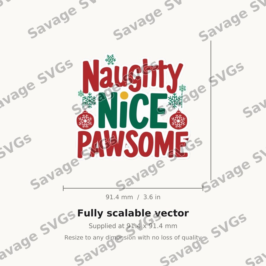 Naughty Nice Pawsome