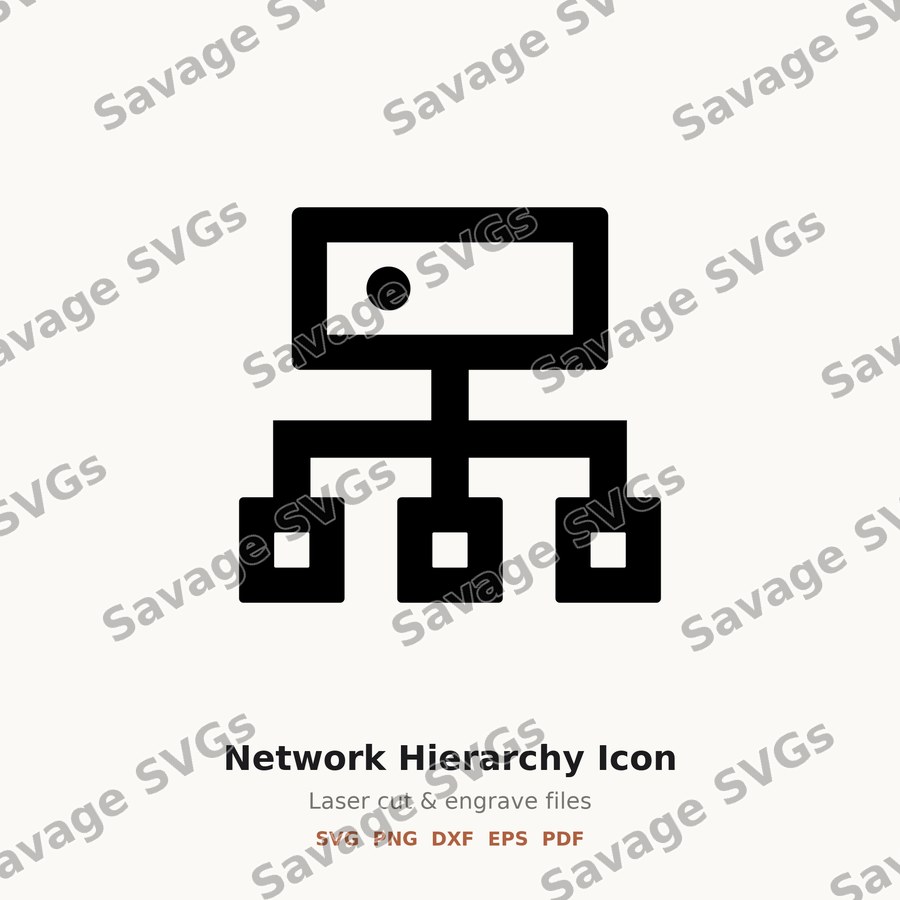 Network Hierarchy Icon
