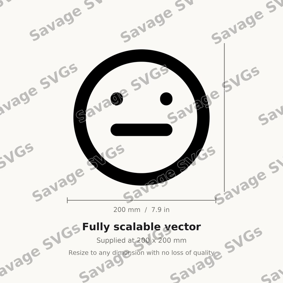 Neutral Face Emoji