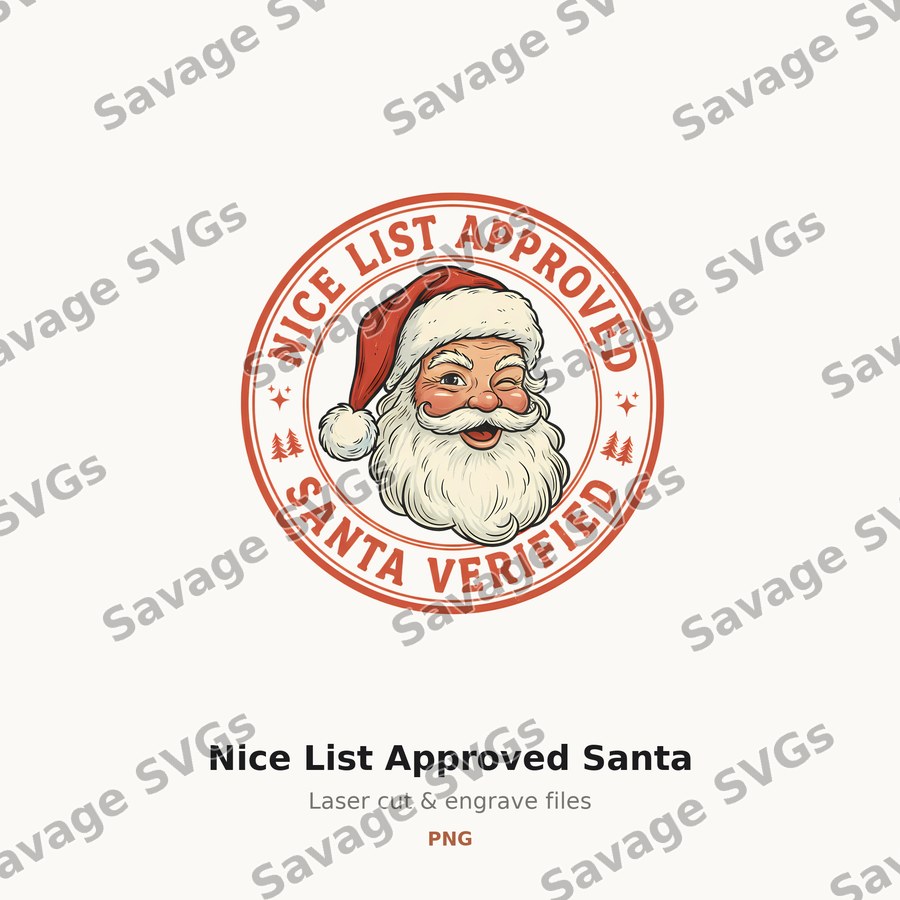 Nice List Approved Santa