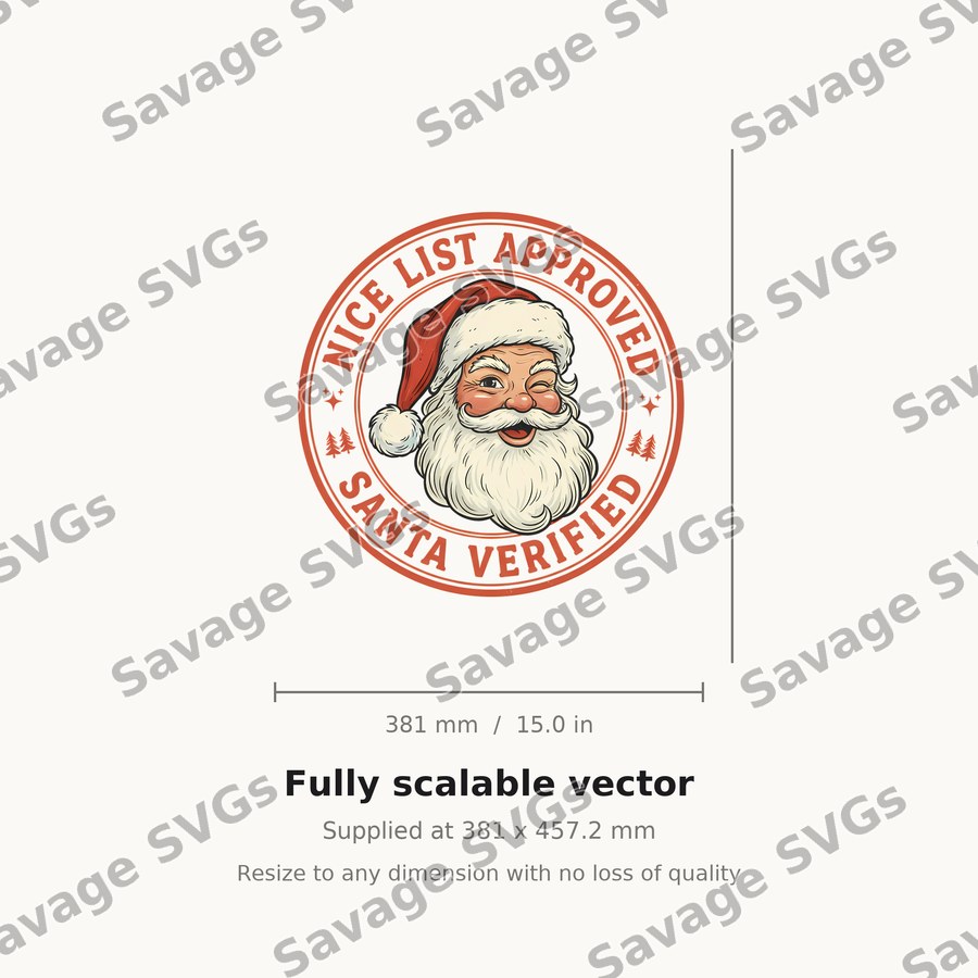 Nice List Approved Santa