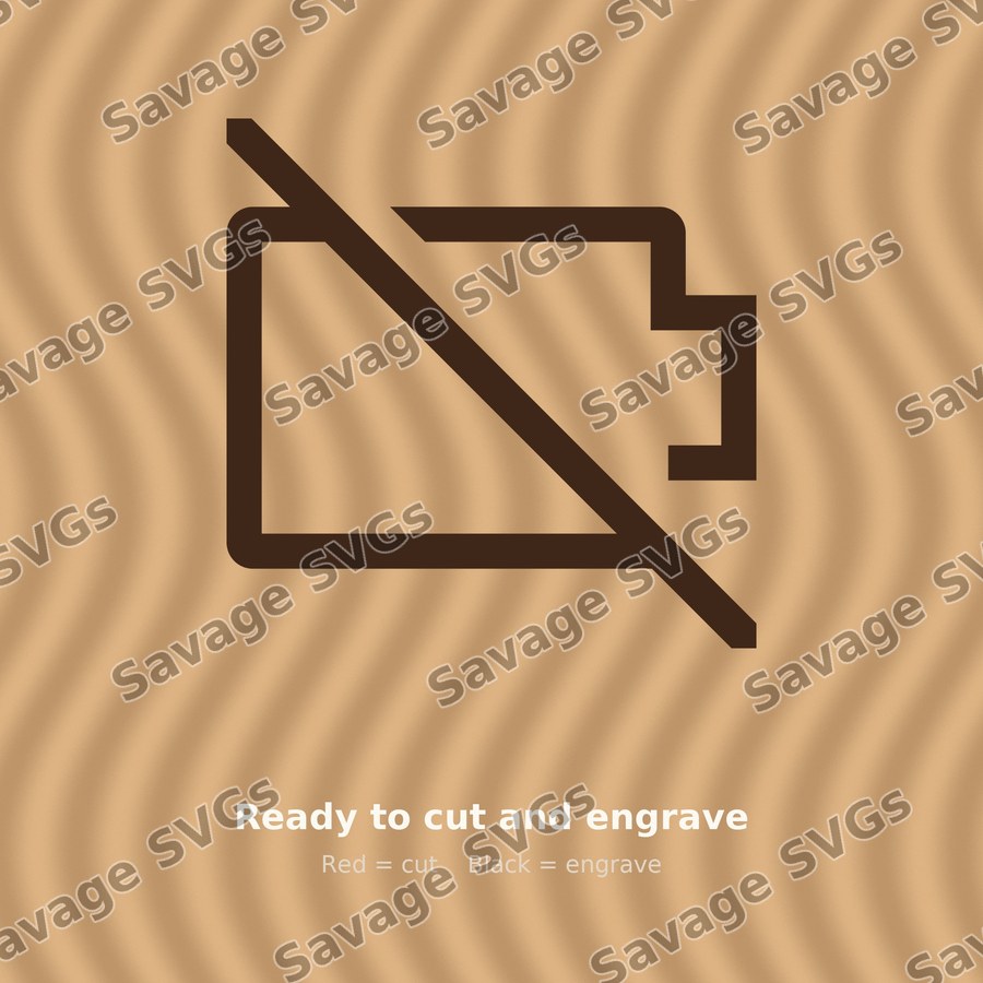 No Battery Icon