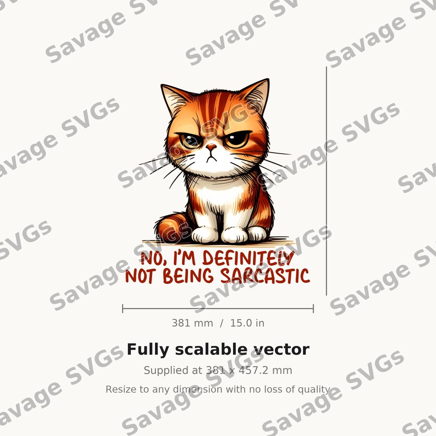 No I'm Definitely Not Being Sarcastic