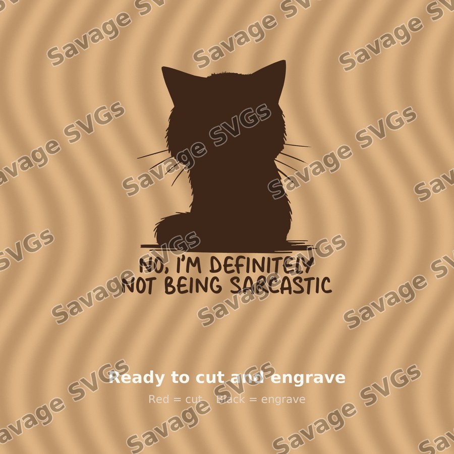 No I'm Definitely Not Being Sarcastic