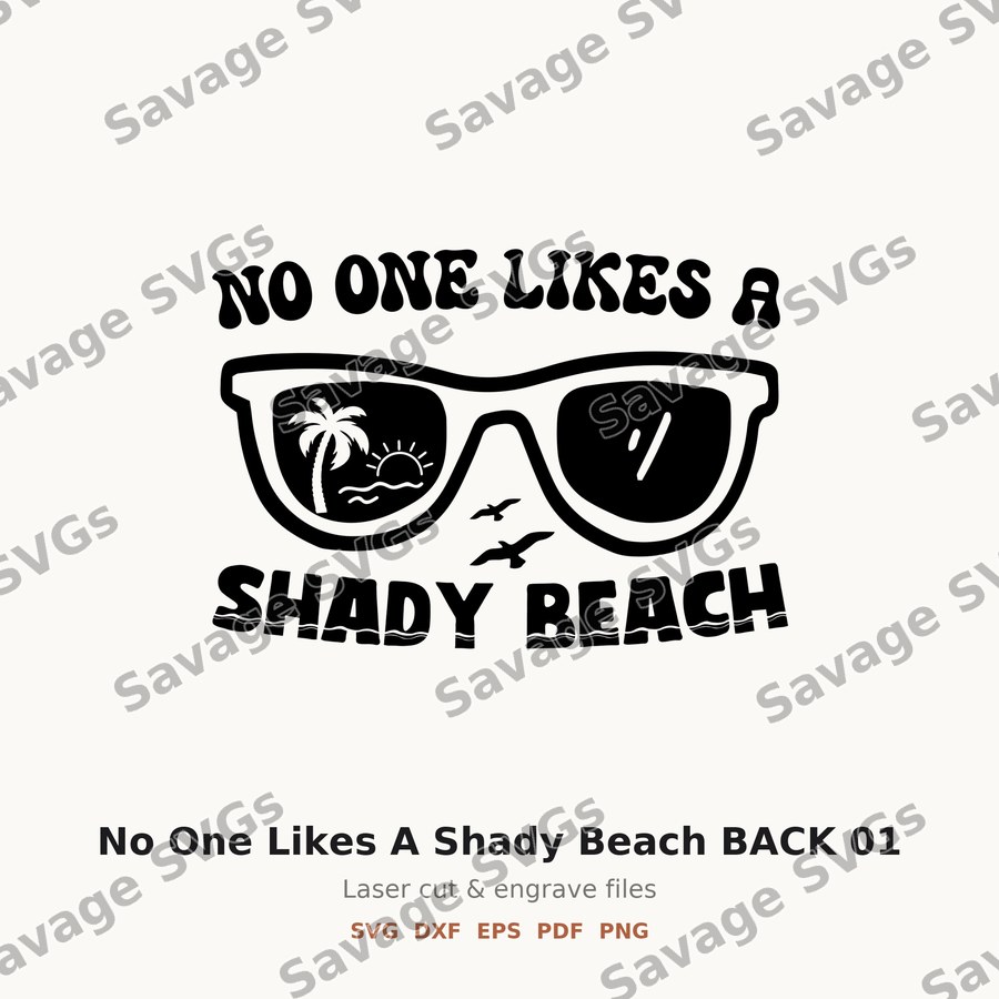 No One Likes A Shady Beach BACK 01