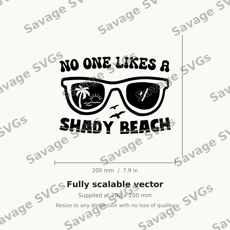No One Likes A Shady Beach BACK 01