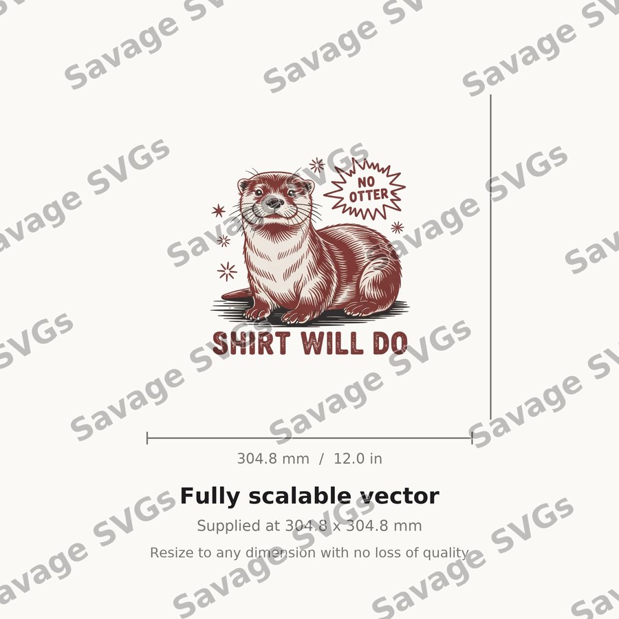 No Otter Shirt Will Do