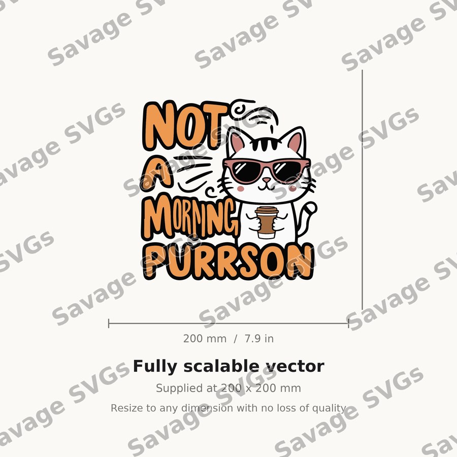 Not A Morning Purrson