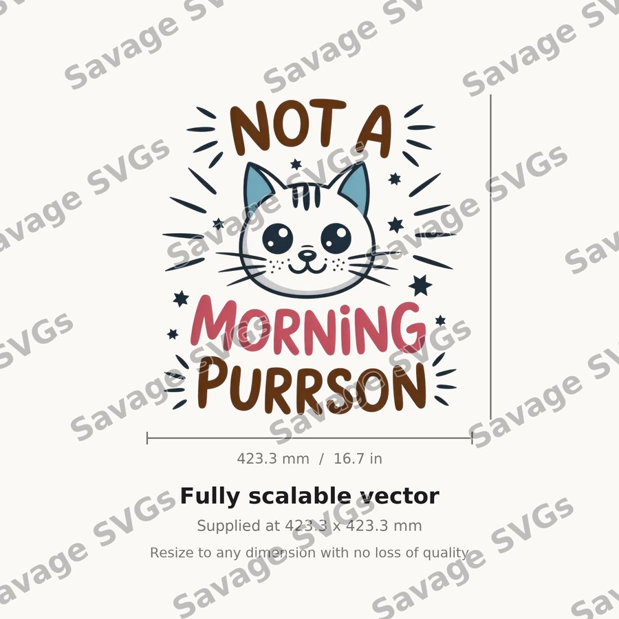 Not A Morning Purrson
