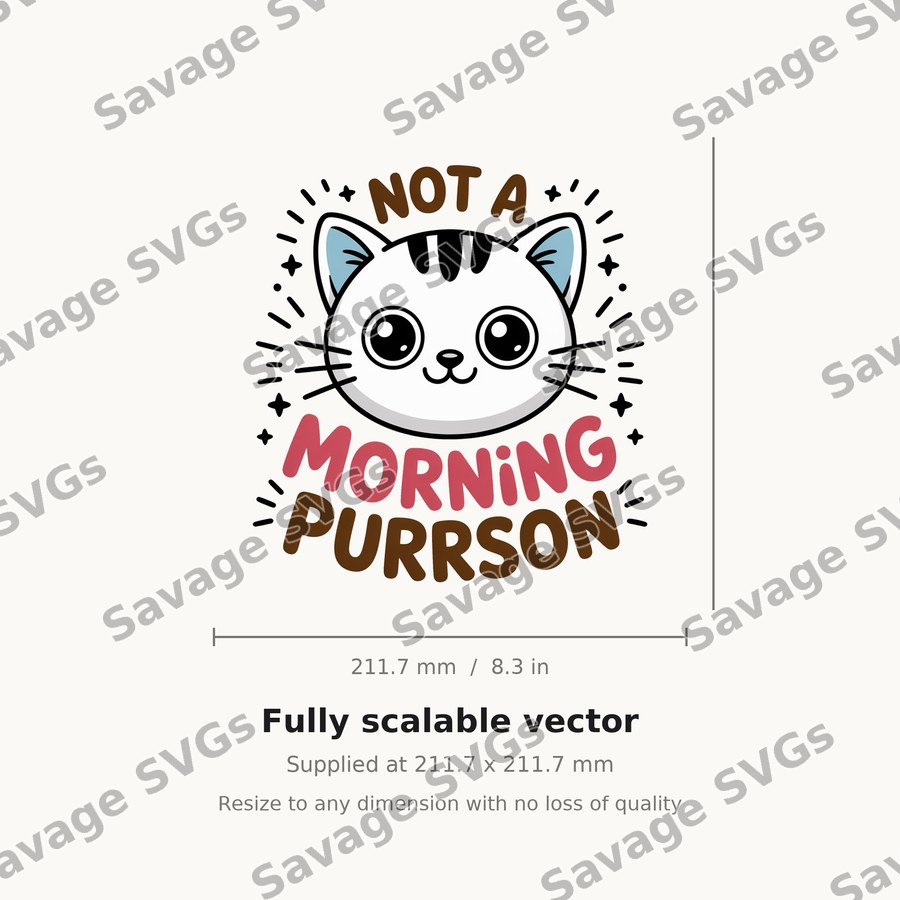 Not A Morning Purrson