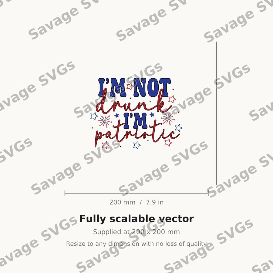 Not Drunk Patriotic