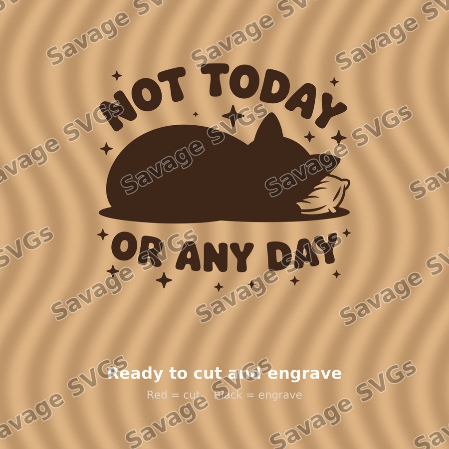Not Today Or Any Day