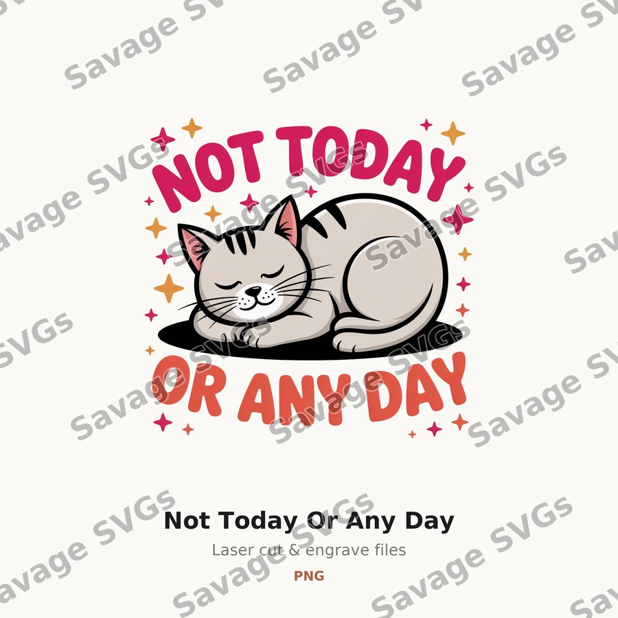 Not Today Or Any Day