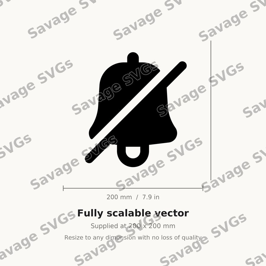 Notification Off Solid