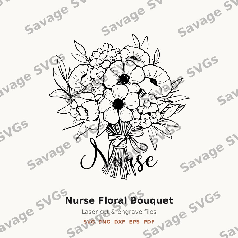 Nurse Floral Bouquet
