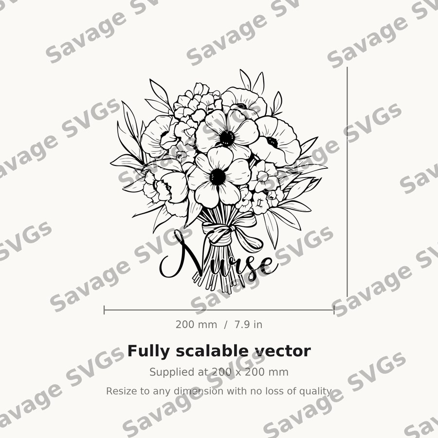 Nurse Floral Bouquet