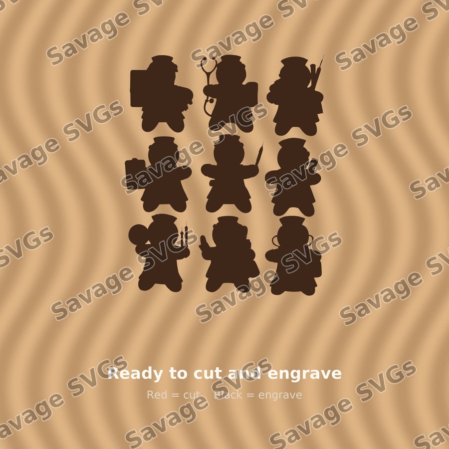 Nurse Gingerbread Man