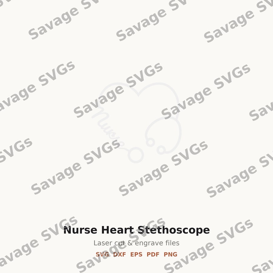 Nurse Heart Stethoscope