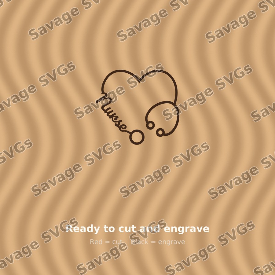 Nurse Heart Stethoscope