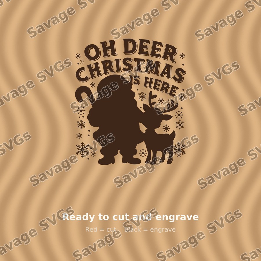 Oh Deer Christmas Is Here